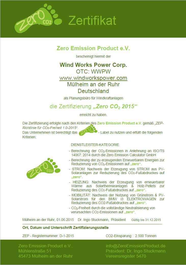 Personalized zero footprint Zertifikat